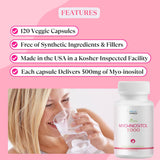Close-up of BIOLABS PRO Myo-Inositol veggie capsules