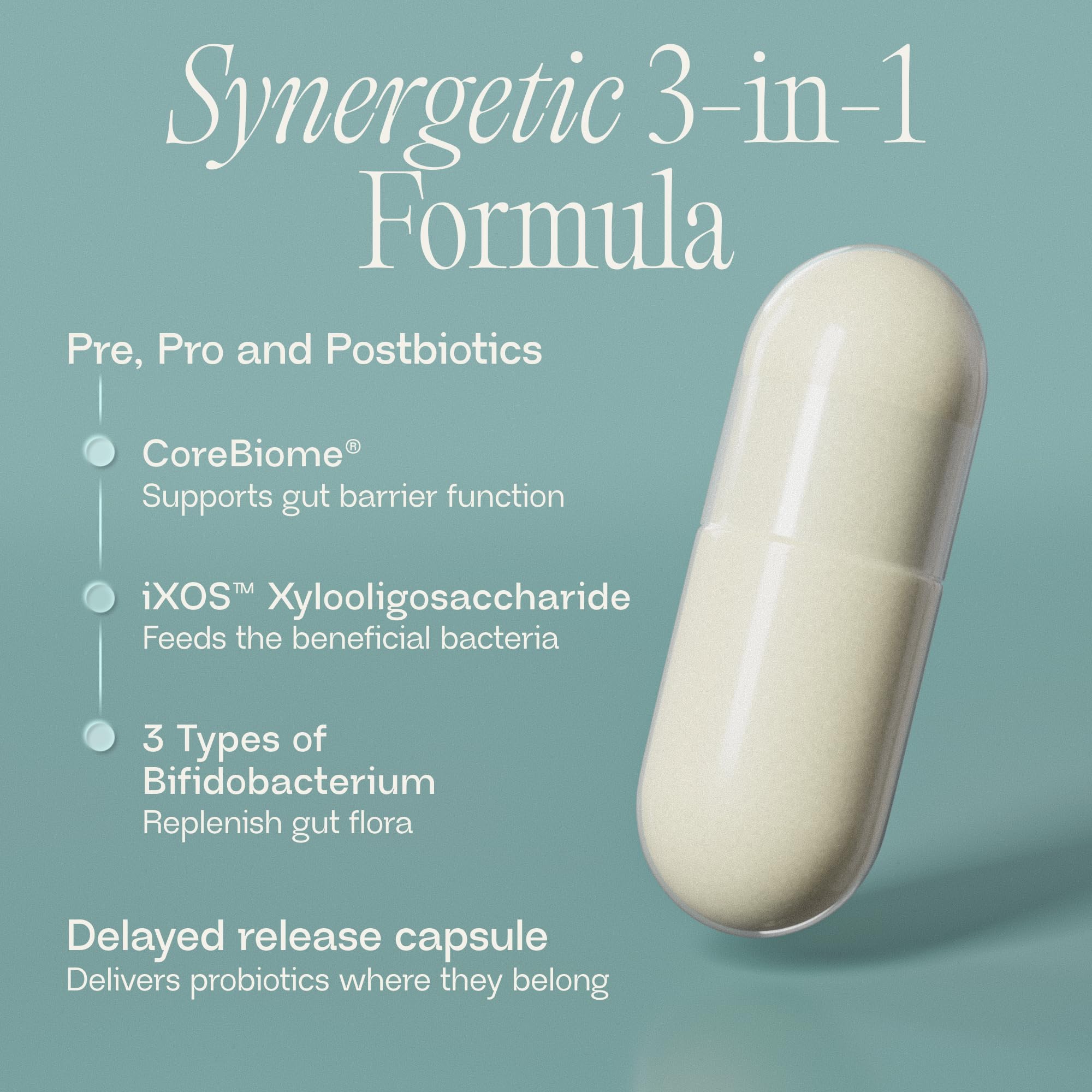 Close-up of BIOMA Probiotic Supplement capsule