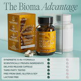Close-up of BIOMA Probiotics Supplement capsules
