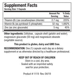Close-up of BIOTICS RESEARCH B6/B1 Plus Zinc capsules