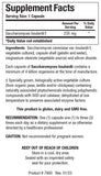 Close-up of BIOTICS RESEARCH Saccharomyces Boulardii Probiotic Capsules
