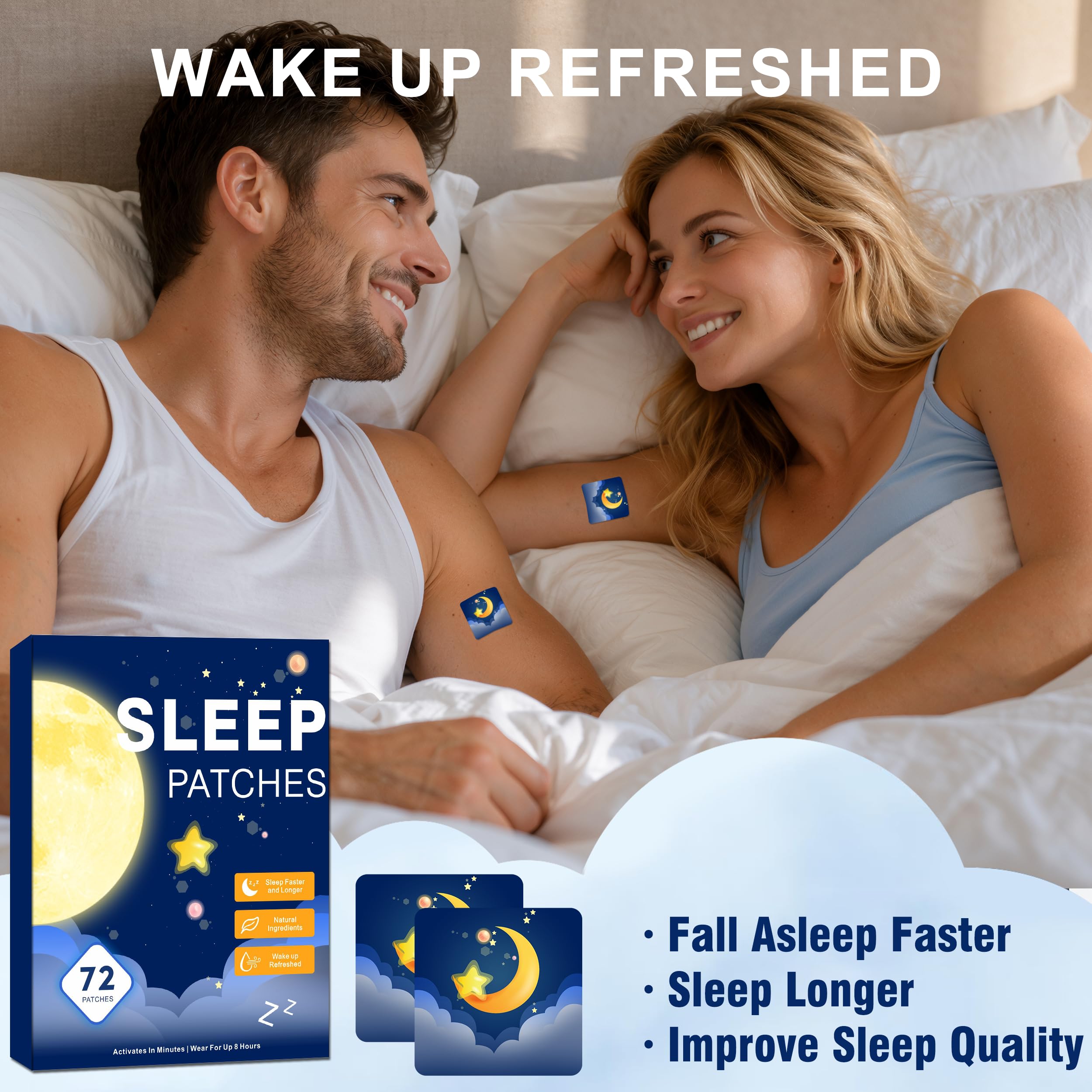 Close-up of Bkafrem Sleep Patch showing ingredients