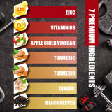 Close-up of BMVINVOL Turmeric Supplement capsule