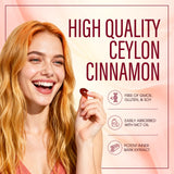 Close-up of BnPnCn Ceylon Cinnamon Softgels showing softgel size