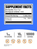Close-up of BulkSupplements Biotin powder texture