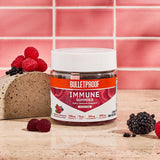 Close-up of Bulletproof Sugar-Free Raspberry Elderberry Gummies