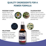 Close-up of BY CARIOLA Solvit Sleep Supplement ingredients