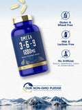 Close-up of Carlyle Omega 3-6-9 softgel