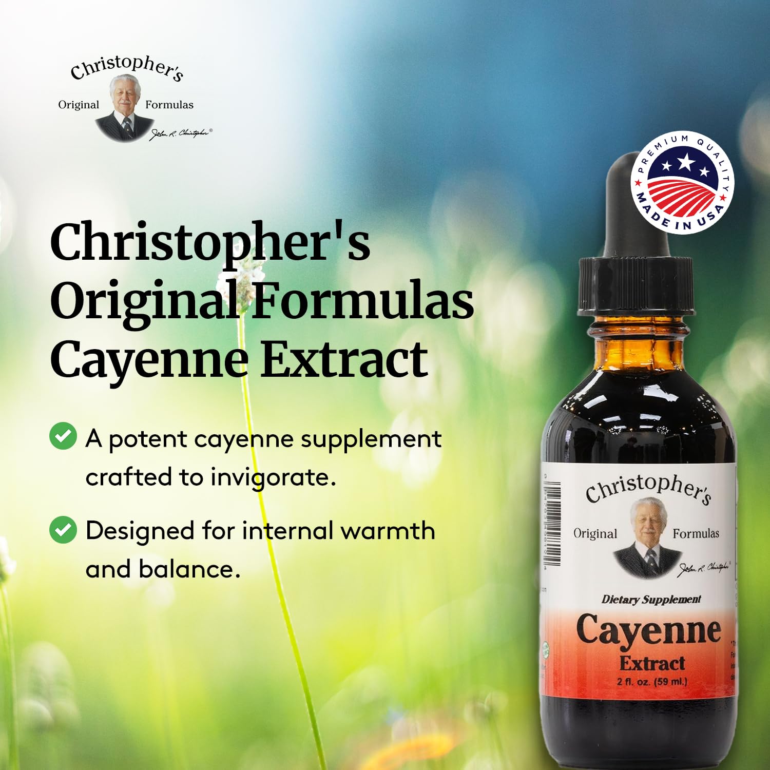 Close-up of Cayenne Pepper Liquid pour