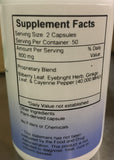 Close-up of Christopher's Bilberry Eye Capsules vegetarian capsules