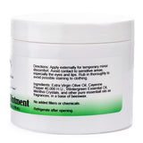 Close-up of Christopher's Cayenne Ointment ingredients