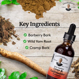 Close-up of Christopher's Liver Extract ingredients list