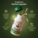 Close-up of Christopher's Lung and Bronchial Formula capsules