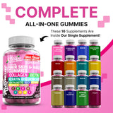 Close-up of Clean Nutraceuticals Multimane Gummy Vitamins showing gummies