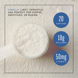 Close-up of CleanForm Nutrition Collagen Powder texture
