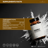 Close-up of CLENVIA NMN + Resveratrol capsules