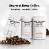 Close-up of Codeage Multi Collagen Mocha Instant Coffee ingredients