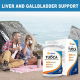 Close-up of Cofure TUDCA Supplement 500 mg capsule
