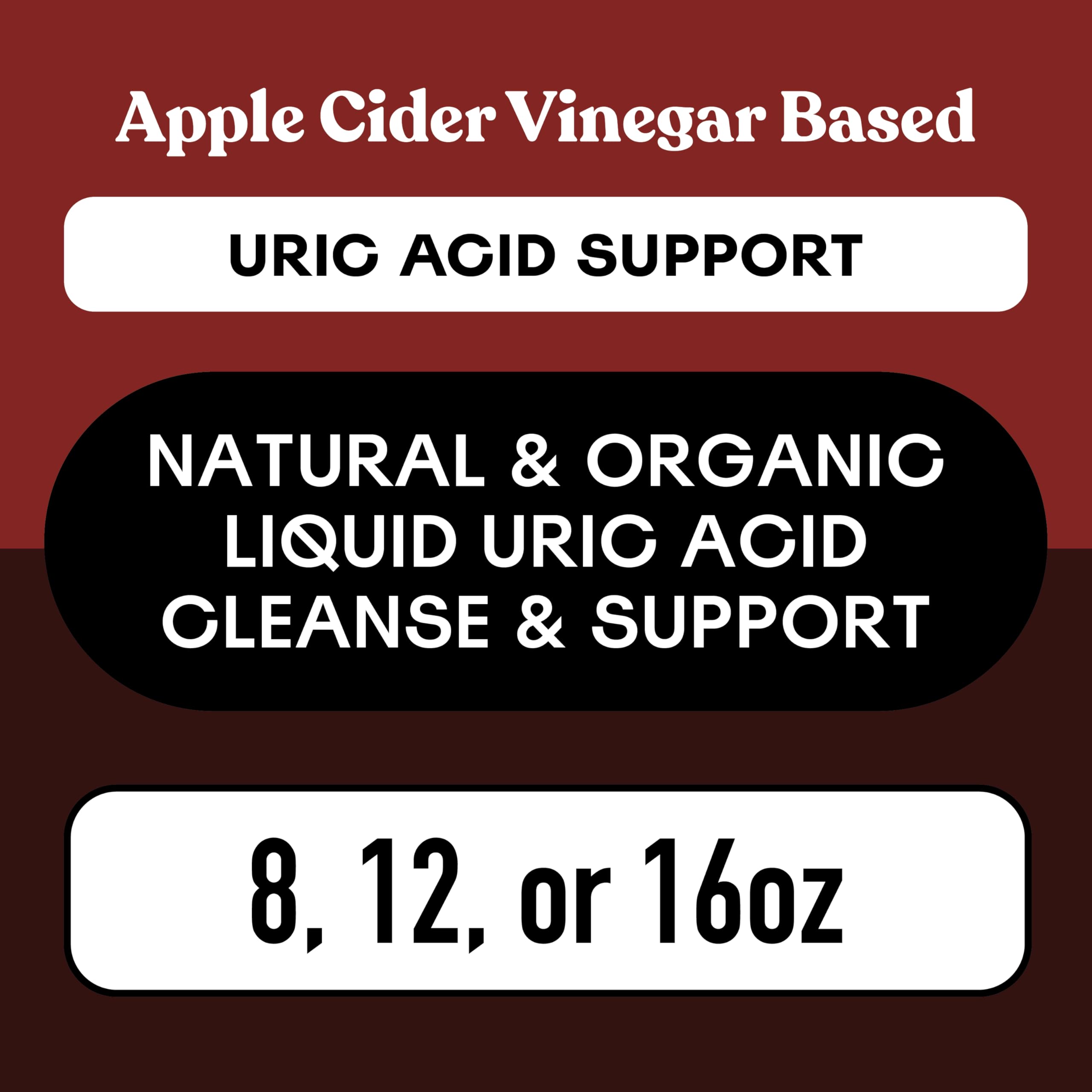 Close-up of Complete Natural Products Uric Acid Complete liquid supplement bottle