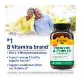 Close-up of Country Life Coenzyme B-Complex capsules