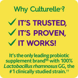 Close-up of Culturelle daily Daily Probiotic Chewables tablet