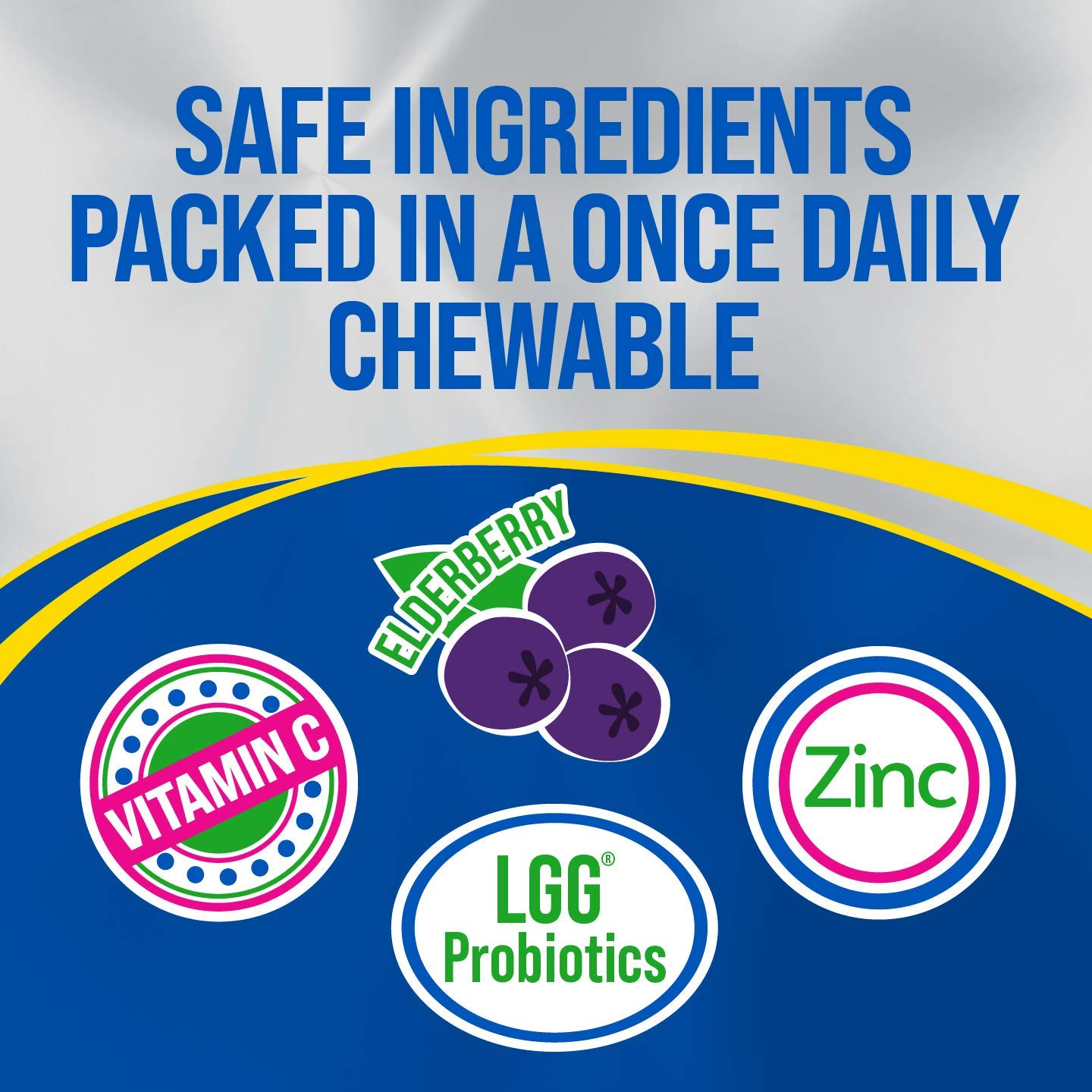 Close-up of Culturelle Kids Probiotic Chewable tablet