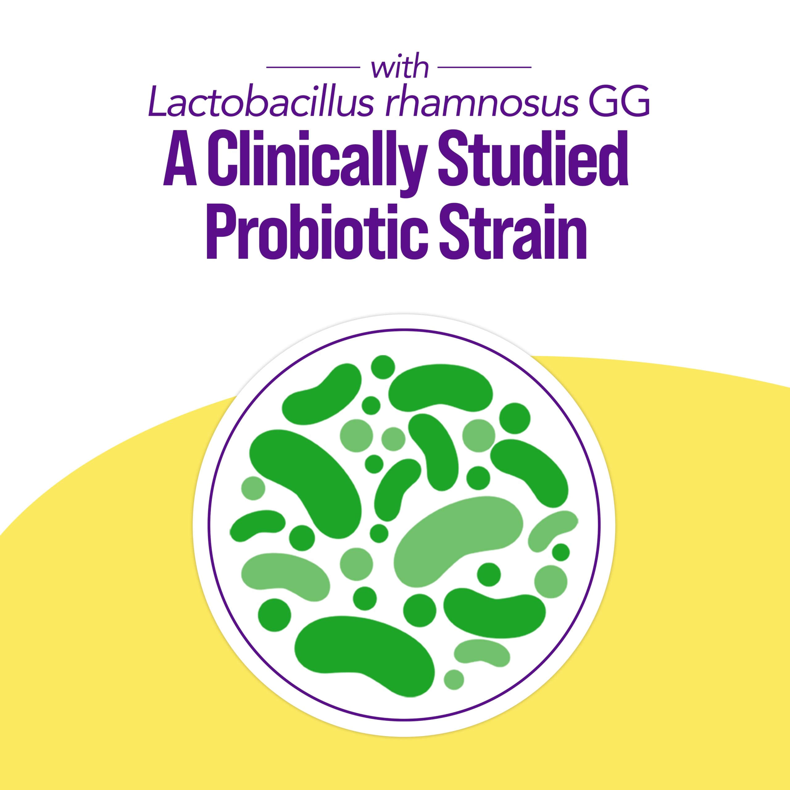 Close-up of Culturelle Ultimate Strength Probiotics capsule