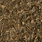 Close-up of cut and sifted Ginkgo Biloba leaves