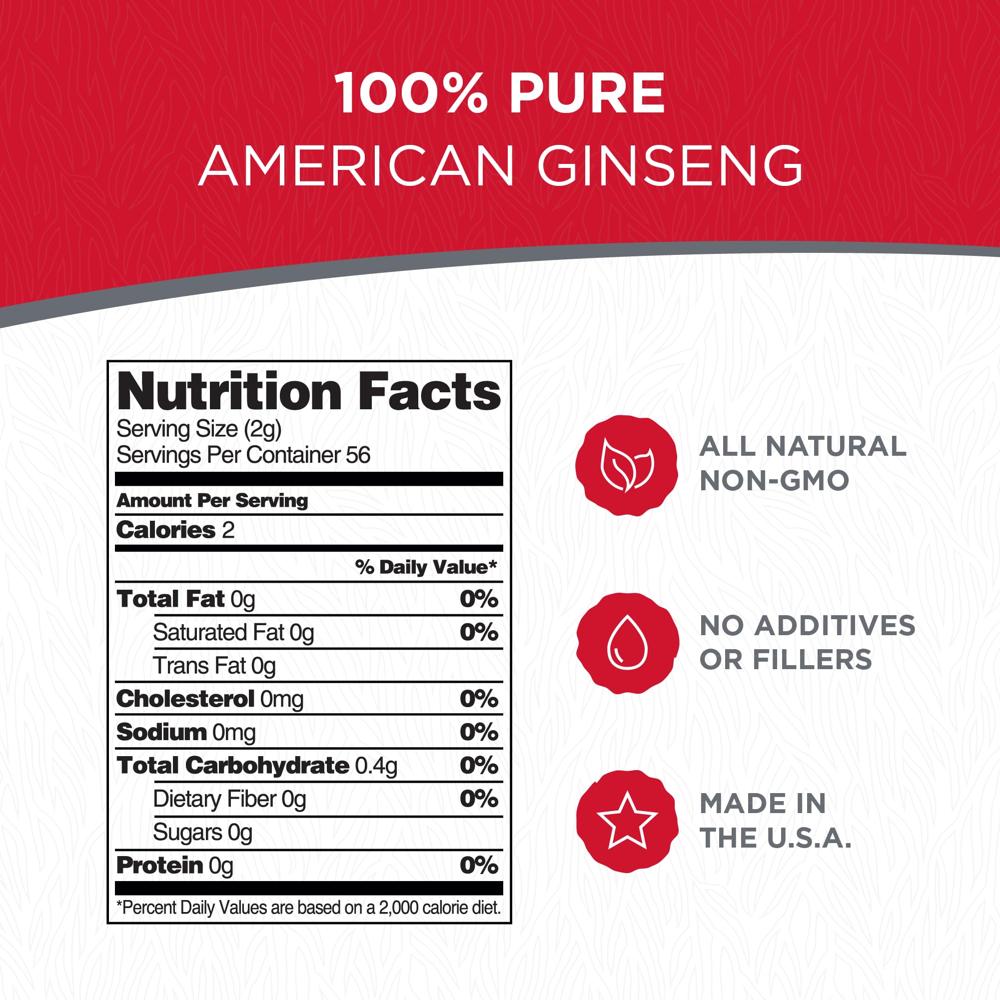 Close-up of Dairyland Management LLC Ginseng Root Slices