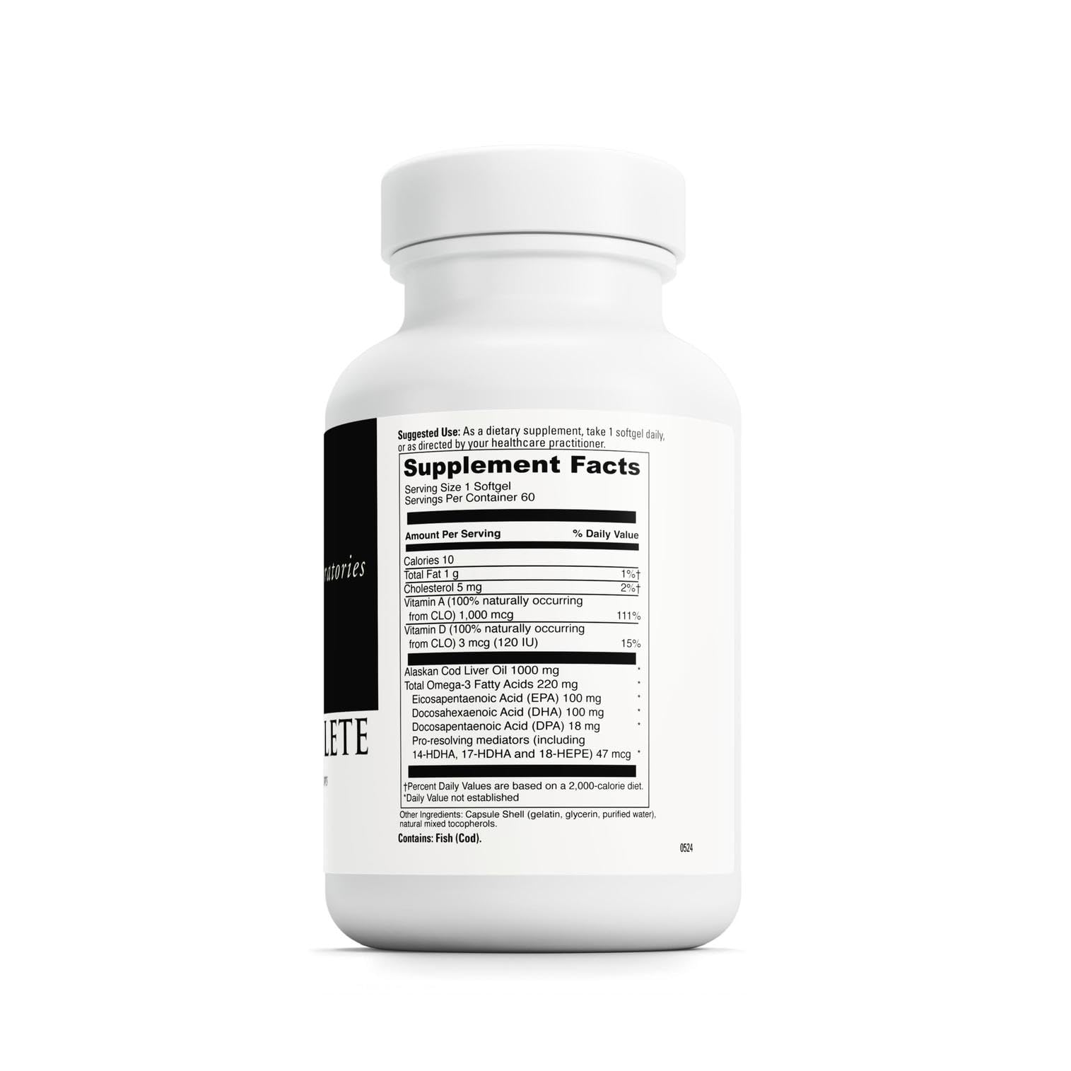 Close-up of DAVINCI Fish Oil SPM Complete softgels