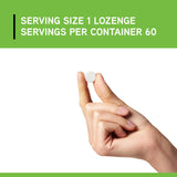 Close-up of DAVINCI Zinc Lozenges showing texture