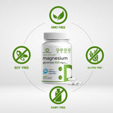 Close-up of DEAL SUPPLEMENT Magnesium Glycinate capsules