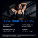 Close-up of Designs for Sport Magnesium Bisglycinate Chelate 150mg capsule