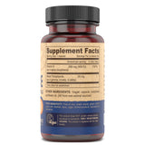Close-up of DEVA Vitamin E vegan capsule