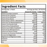 Close-up of Diamond Hills Multivitamin Patch