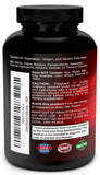 Close-up of Divine Bounty D Mannose capsules showing ingredients
