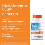 Close-up of Doctor's BEST CoQ10 Supplement softgel