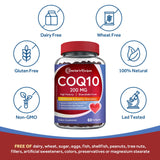 Close-up of Doctor's Recipes CoQ10 Supplement softgel