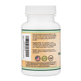 Close-up of Double Wood NMN capsule highlighting the 125mg dosage