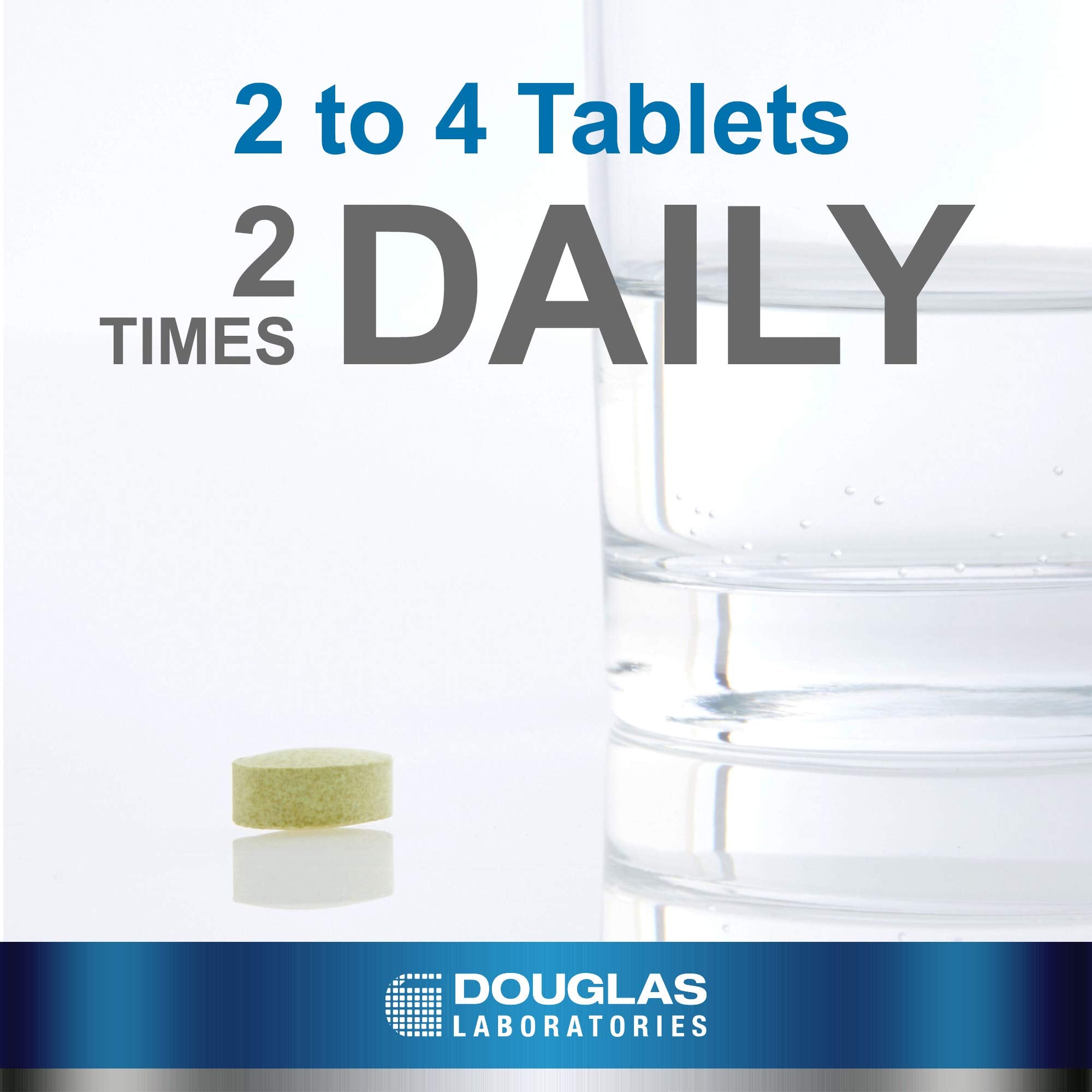 Close-up of Douglas Laboratories Bromelain Supplement tablet