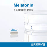 Close-up of Douglas Laboratories Melatonin capsule
