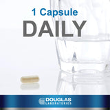 Close-up of Douglas Laboratories Milk Thistle capsules
