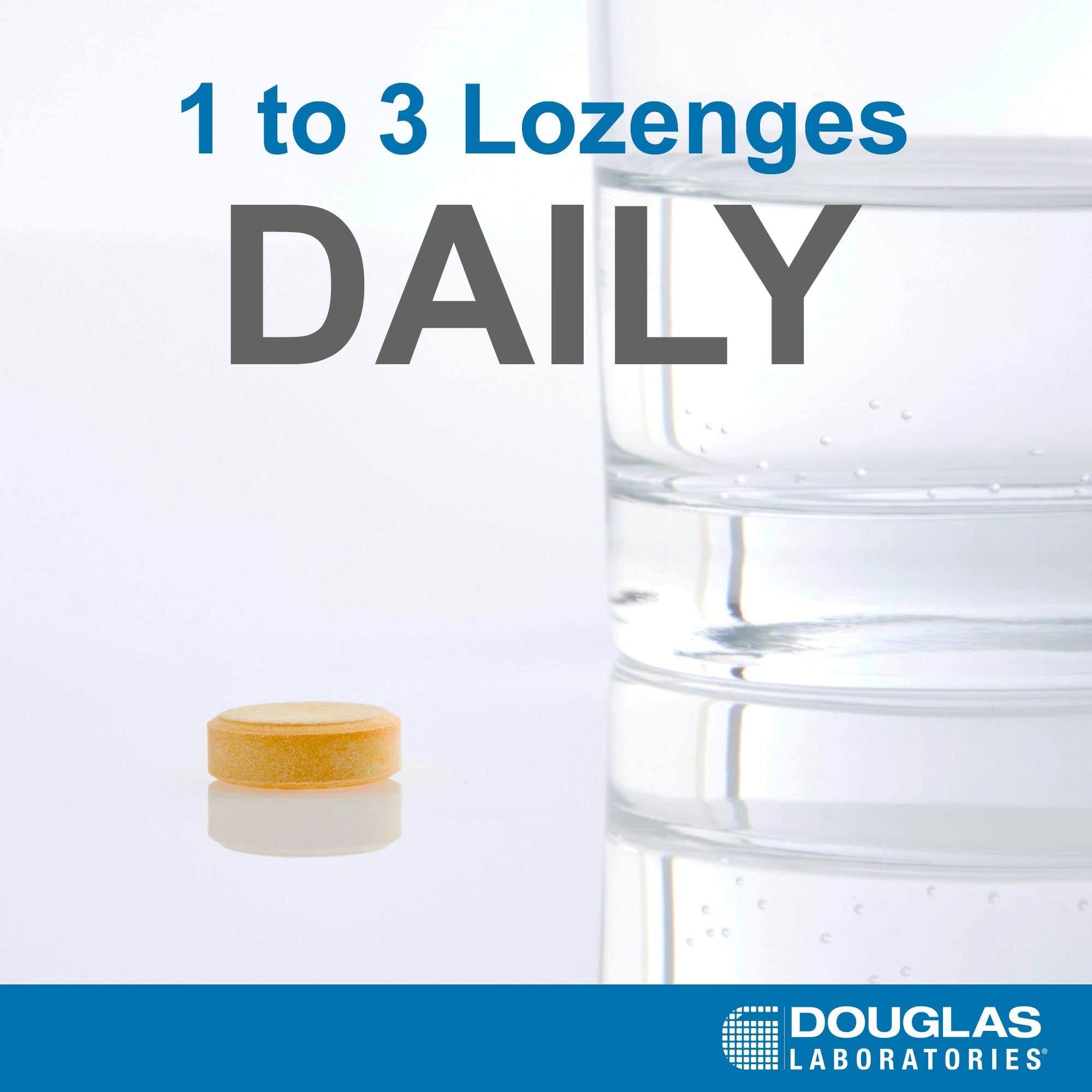 Close-up of Douglas Laboratories Zinc Lozenge ingredients