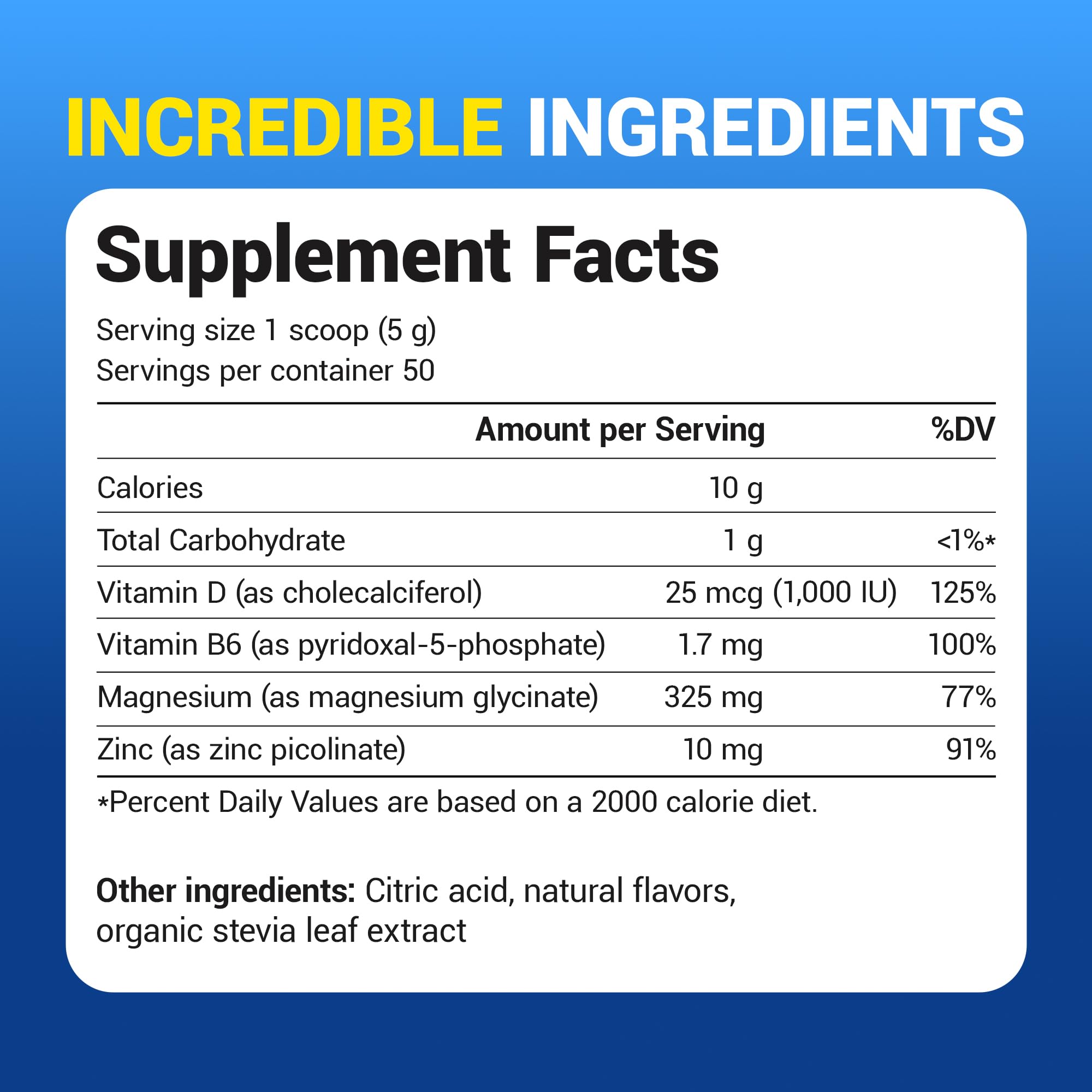 Close-up of Dr. Berg Magnesium Glycinate Powder texture