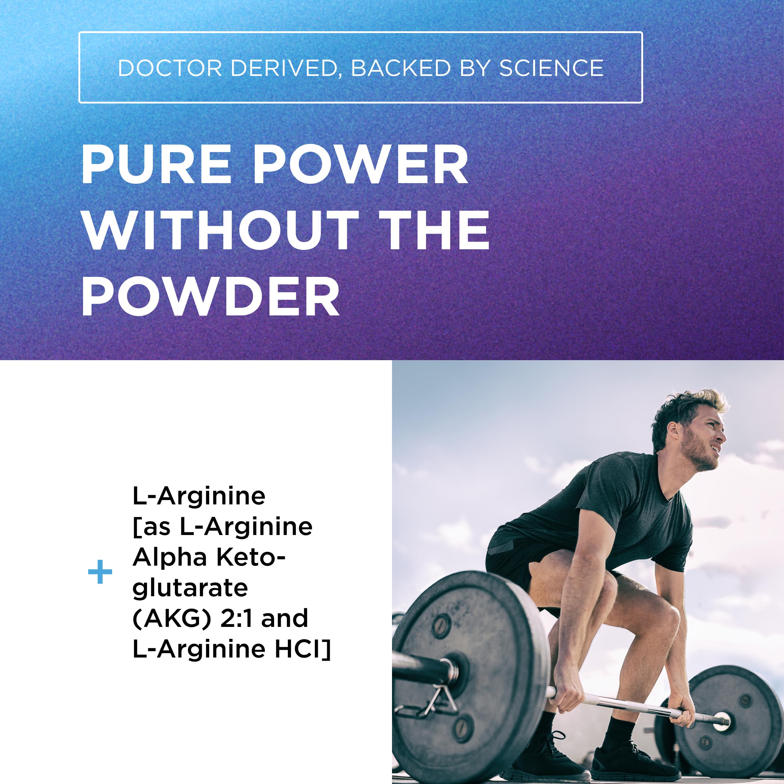 Close-up of DR. EMIL NUTRITION L-Arginine 3150mg capsules