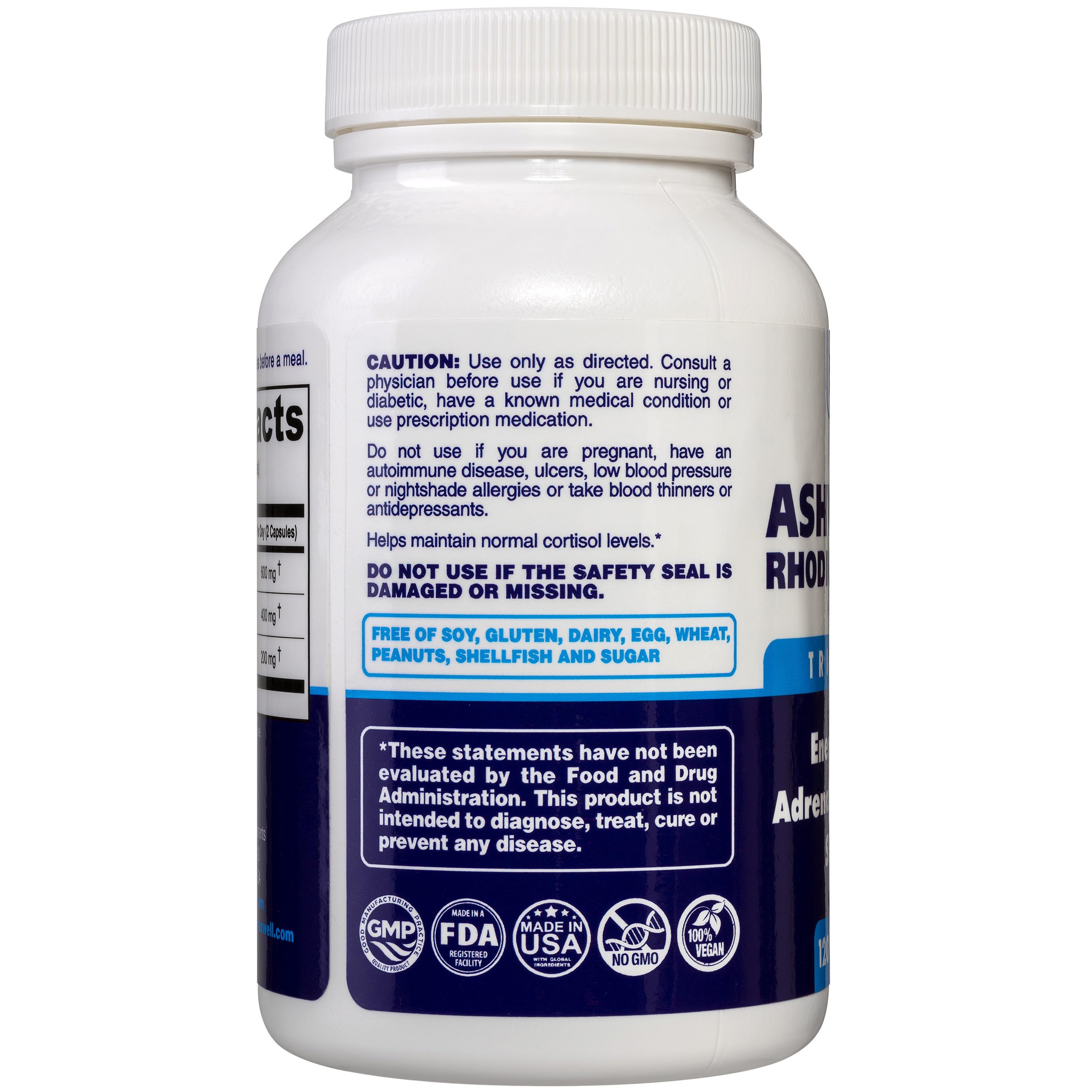 Close-up of Dr. Maxwell daily wellness Support Capsules
