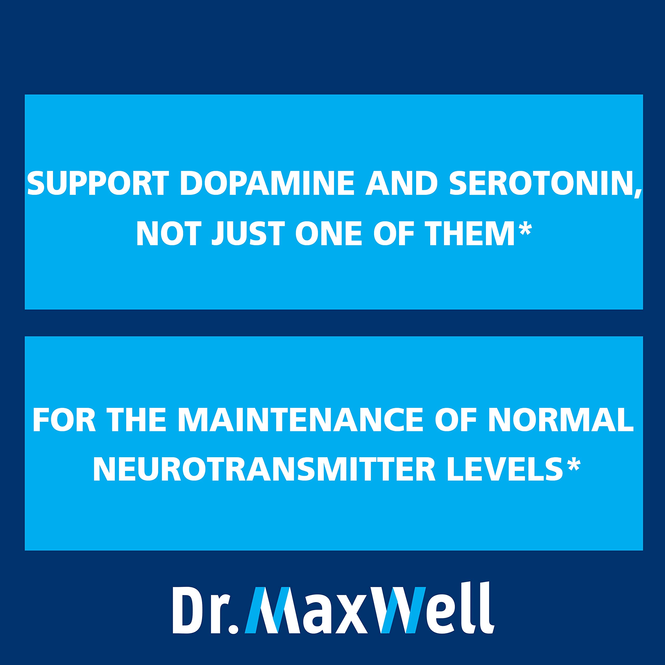 Close-up of Dr. Maxwell supplement capsules