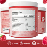 Close-up of DR. MORITZ Magnesium Glycinate Gummies showing raspberry flavour