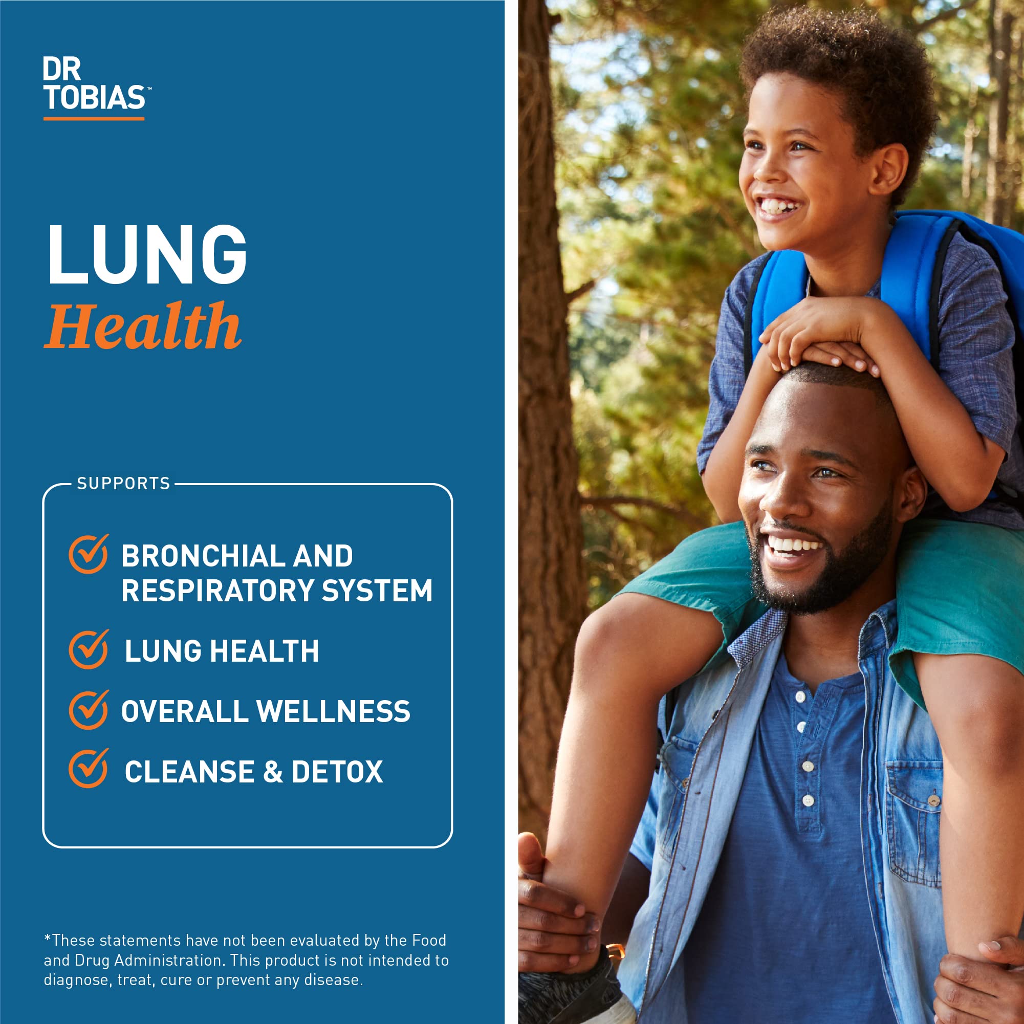 Close-up of Dr. Tobias Lung Health Supplement capsule