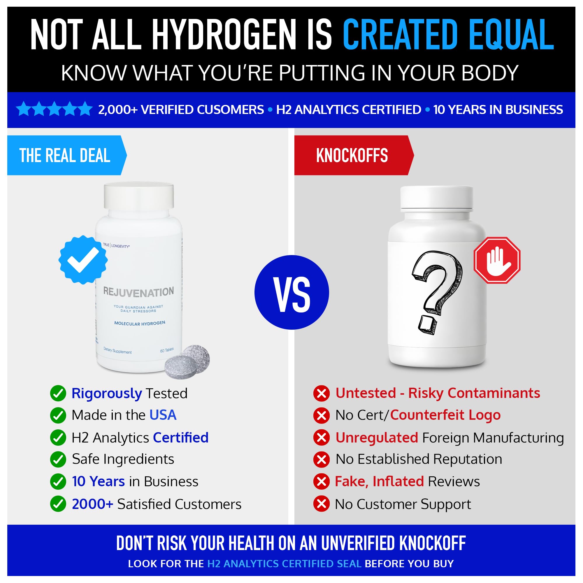 Close-up of DRINK HRW Hydrogen Tablet dissolving